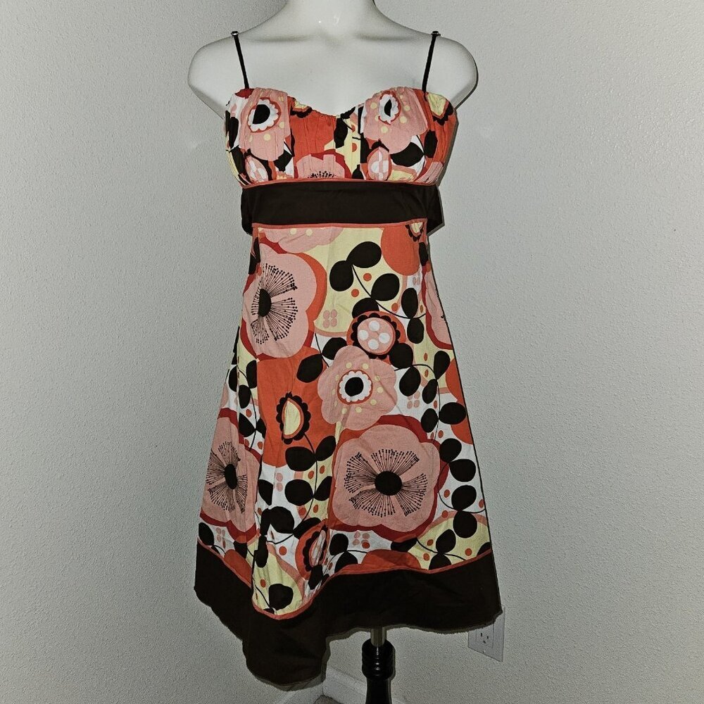 Speechless Floral Sundress y2k Sweetheart Neckline Adjustable Straps Juniors 5